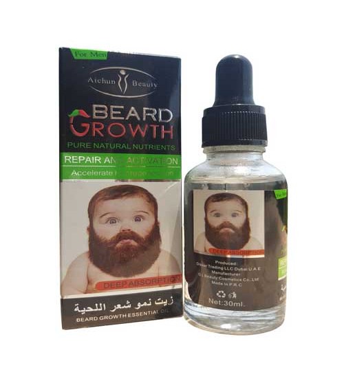 Aichun Beauty Beard Growth Pure Natural Nutrients 30ml